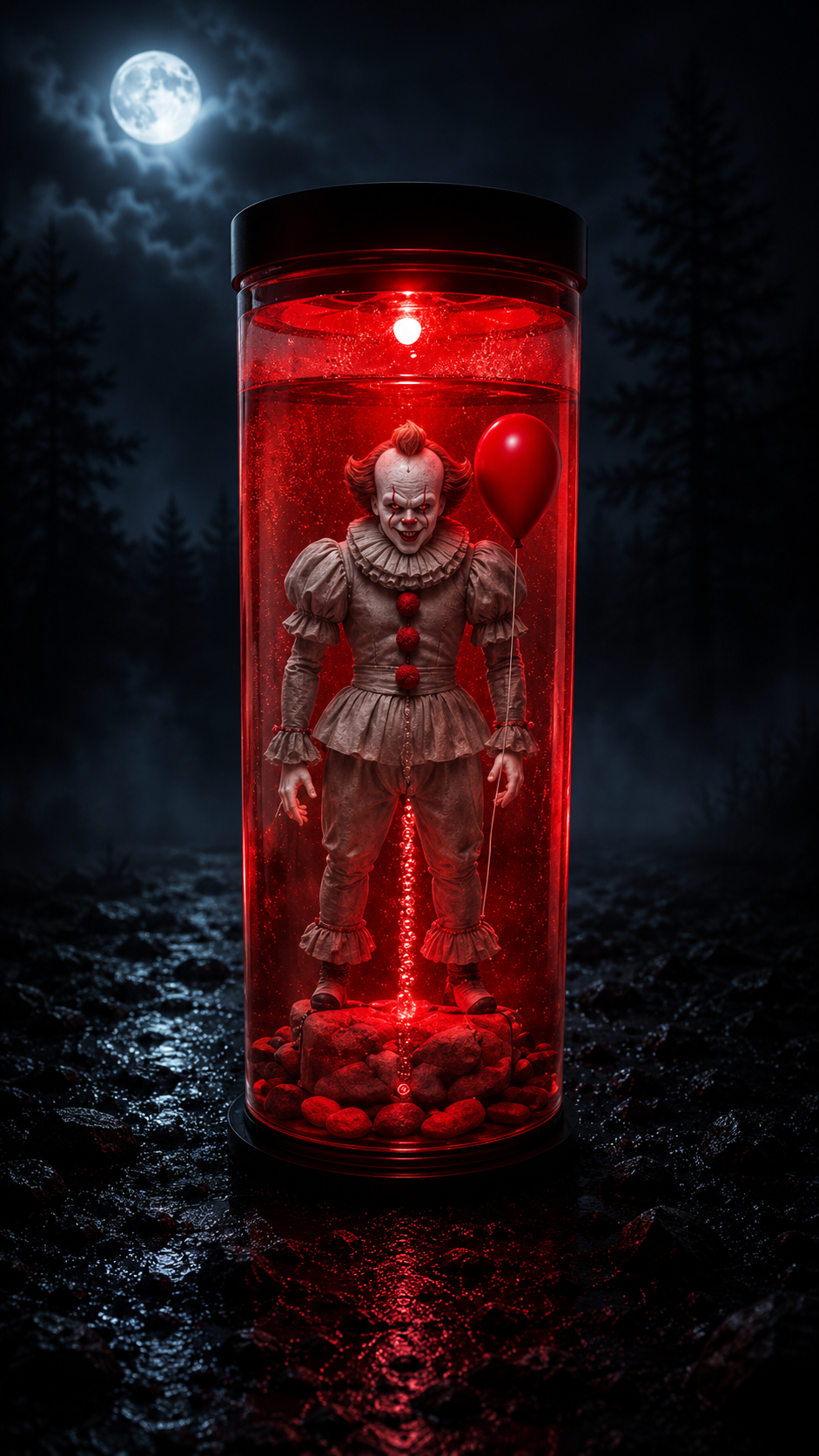 FrightGlow Halloween Water Lamp